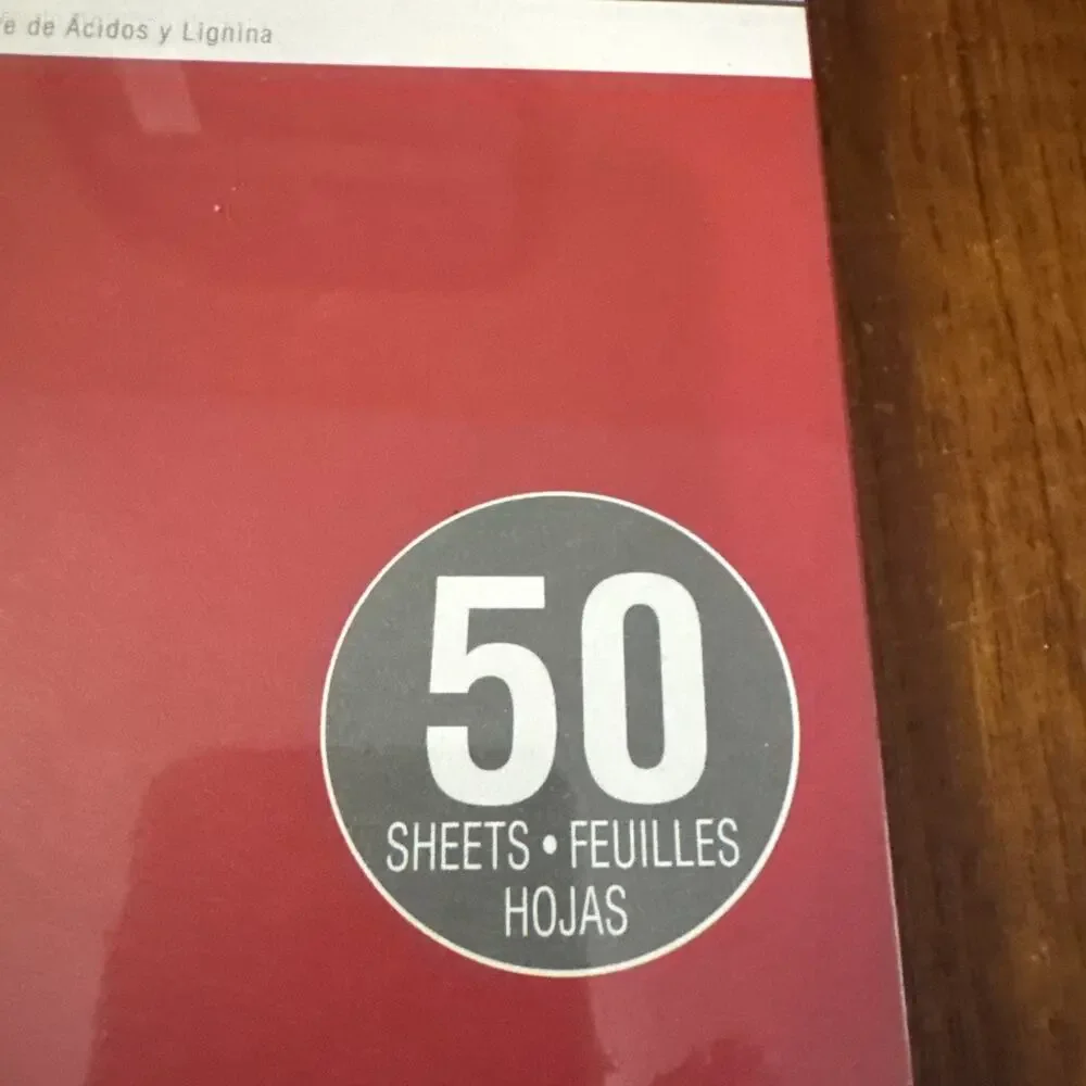 Recollections red cardstock